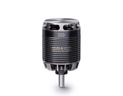 T-Motor AT435-B KV220 brushless drone motor with black finned housing and exposed shaft