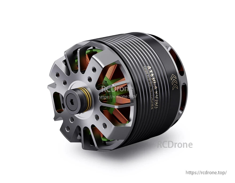 T-Motor AT5310 KV140 brushless outrunner motor with ventilated end bell and ribbed aluminum housing