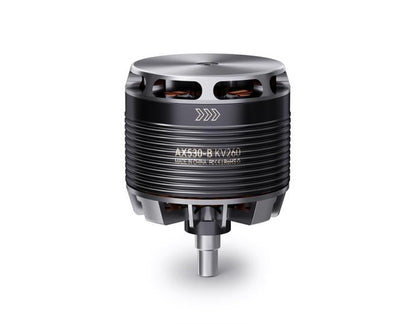 T-Motor AT320-B KV260 brushless outrunner motor with black finned housing and central shaft