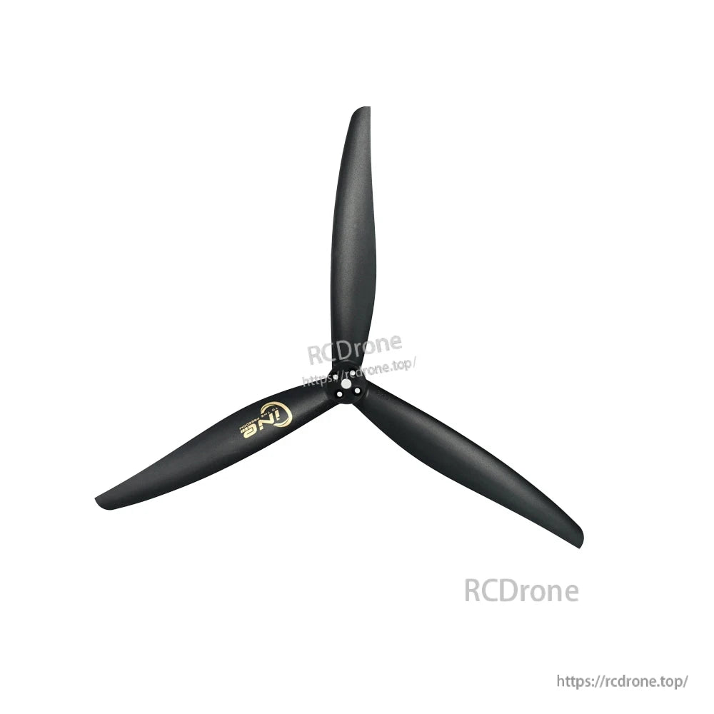 T-Motor CINE 15x8 / 15x10 15 Inch FPV Propeller, T-Motor CINE 15-inch three-blade FPV propeller in black with center mounting hub and bolt holes
