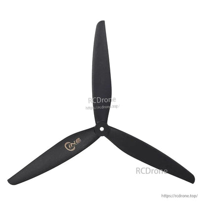 T-Motor CINE 3-Blade FPV Propeller, T-Motor CINE black 3-blade FPV drone propeller with center mounting hole