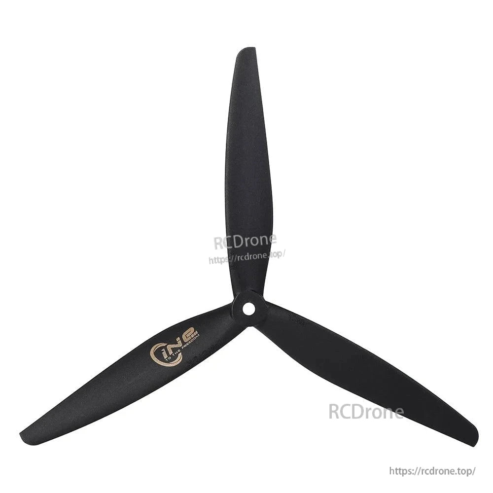 T-Motor CINE 3-Blade FPV Propeller, Black T-Motor CINE 3-blade FPV drone propeller with center mounting hole and wide blades