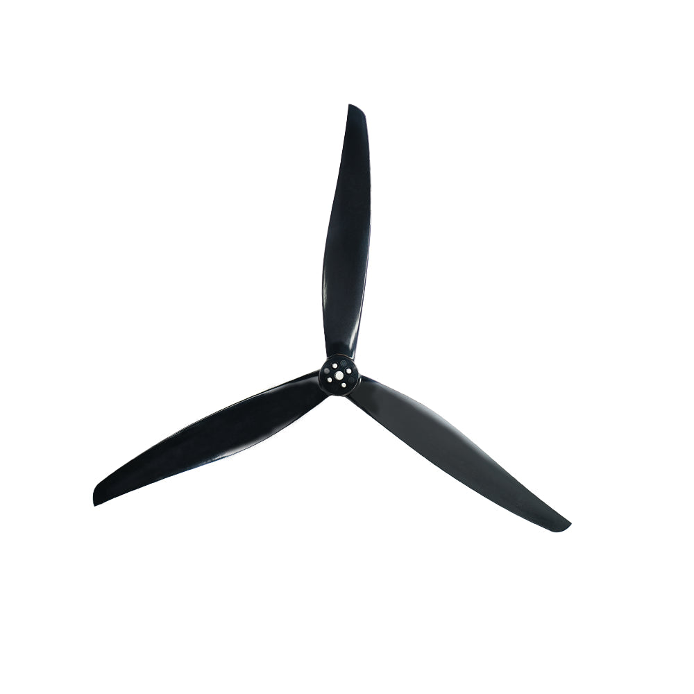 Black three-blade T-Motor CINE C13 13-inch cinelifter FPV propeller with round hub mounting holes