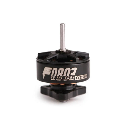 T-Motor brushless drone motor with black housing and visible KV2200 rating and mounting base