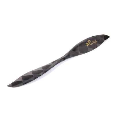 T-Motor FS10X3.1 Carbon Propeller, T-Motor FS10X3.1 carbon fiber propeller with visible weave pattern and gold T-Motor logo on blade