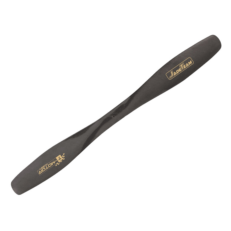 T-Motor FS8040 F3P 4D Carbon Propeller, T-Motor FS8040 carbon propeller with matte black finish and gold Jade Team and T-Motor logos