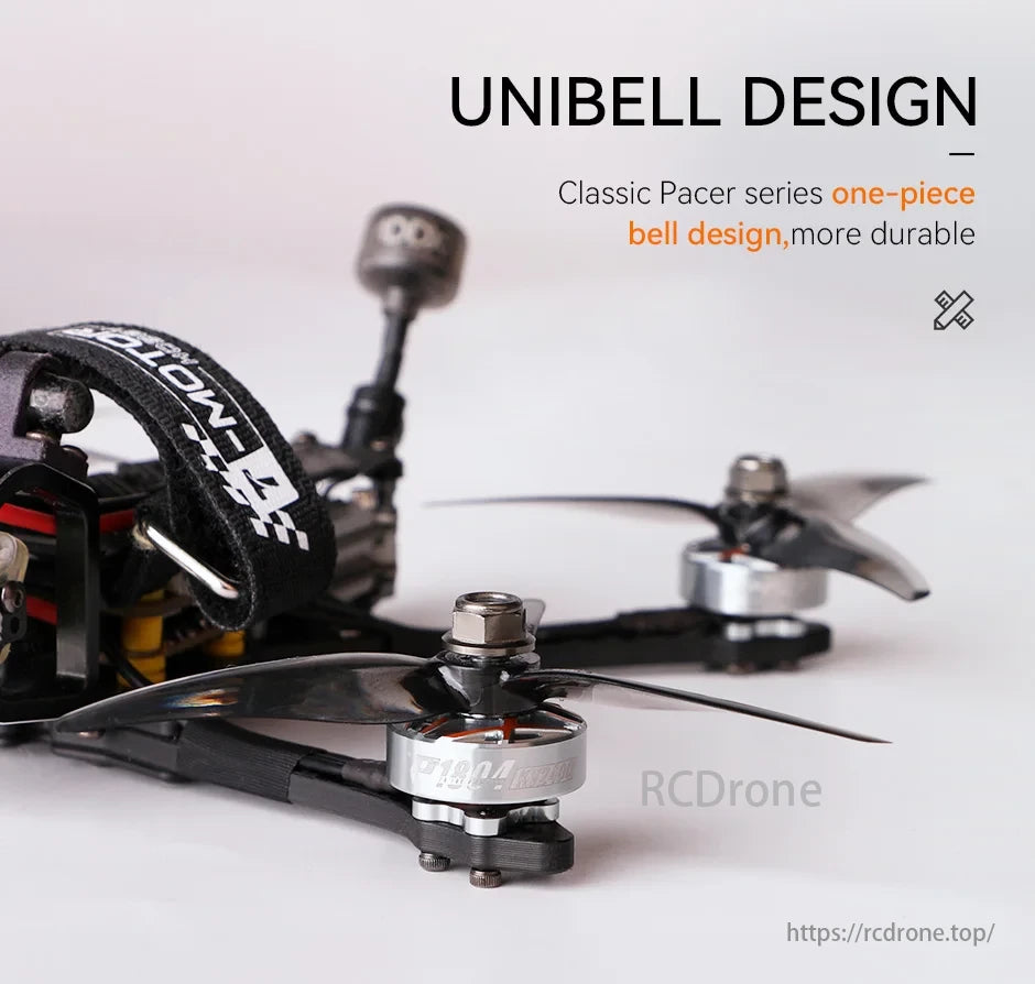 T-Motor Unibell Design: One-piece bell for durability and performance.