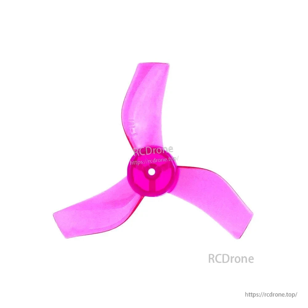 T-Motor M12199 Propeller, Pink three-blade T-Motor M12199 drone propeller with center mounting hole