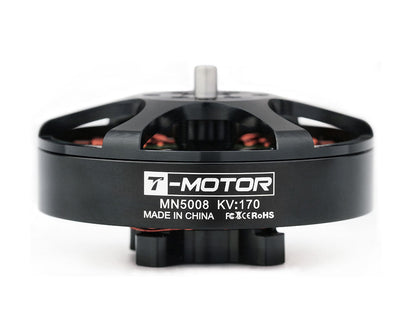 T-Motor MN5008 KV170 brushless drone motor, black housing with T-MOTOR logo and top mounting plate