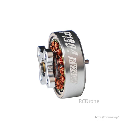 T-Motor P1804 2400KV brushless motor, 1.5mm/5mm shaft, ideal for 3-4 inch FPV drones.