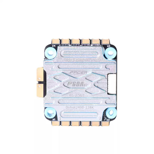 T-Motor P60A V2 4in1 ESC, T-Motor P60A V2 4-in-1 60A ESC with metal heatsink, 30.5x30.5mm mounting holes and solder pads