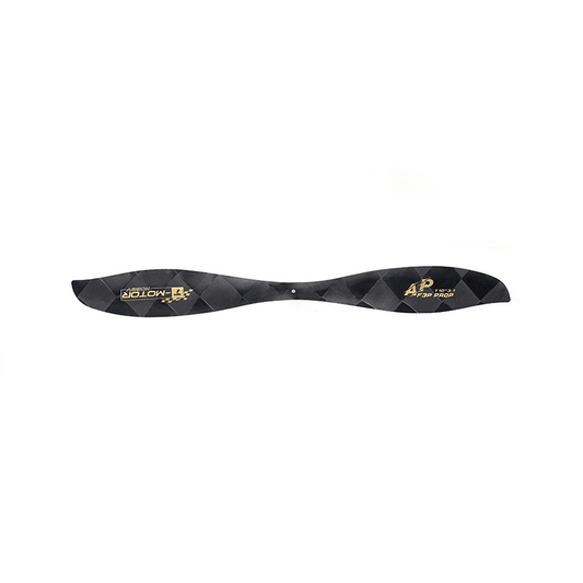 T-Motor T10*3.1 (10 x 3.1) Carbon Fiber Propeller, T-Motor T10*3.1 carbon fiber propeller blade with black weave finish and gold branding