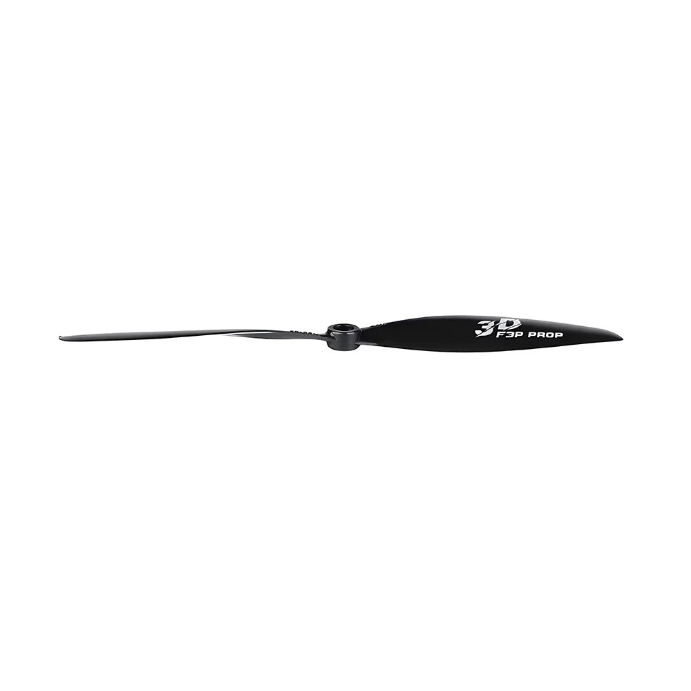 T-Motor T8044 PRO Propeller, T-Motor T8044 PRO black two-blade drone propeller with central hub and F3P PROP marking