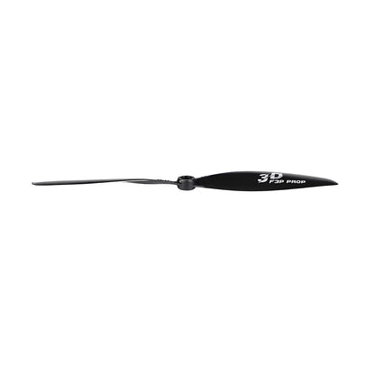 T-Motor T8044 PRO Propeller, T-Motor T8044 PRO black two-blade drone propeller with central hub and F3P PROP marking
