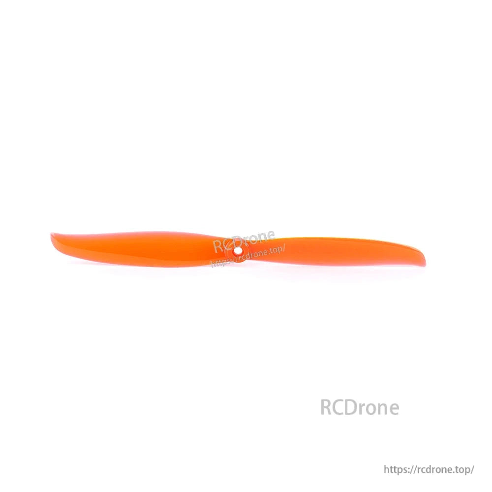 T-Motor T9051 Fixed Wing Plastic Propeller, Orange T-Motor T9051 plastic fixed-wing propeller with a slim blade profile on a white background