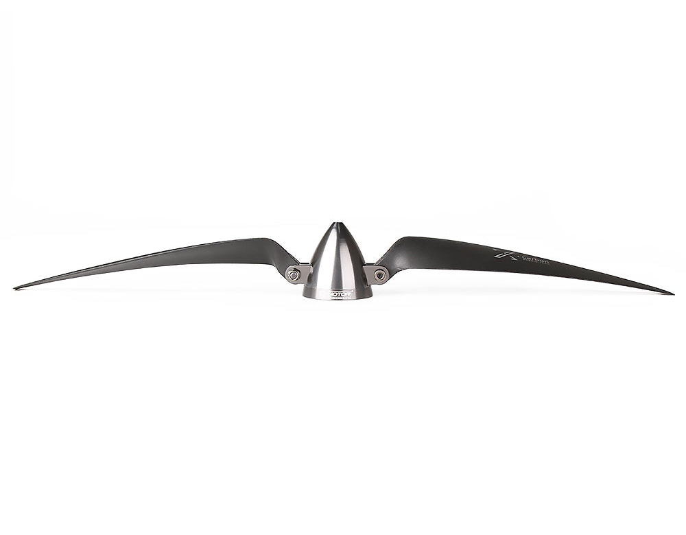 T-Motor TF16x8 16x8 folding fixed-wing propeller with two black blades and central hub