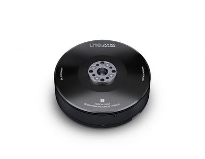 T-Motor U10 II KV100 brushless motor with black disc-style housing and central mounting hub