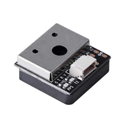 T-Motor UBLOX M10 GPS, T-Motor u-blox M10 GPS module with metal shielded housing, JST plug, and labeled TX/PPS pads