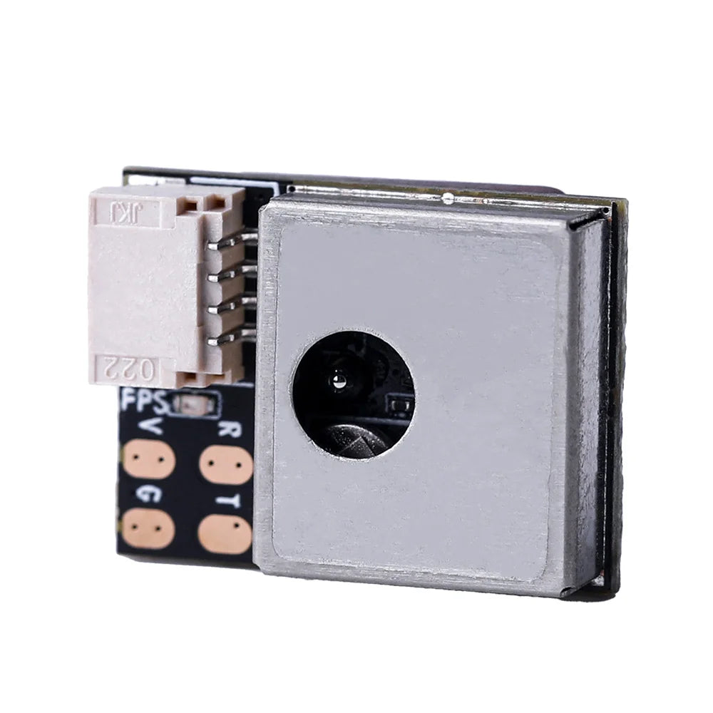 T-Motor Ublox M9 GPS, T-Motor u-blox M9 GPS module with ceramic antenna and JST connector, plus labeled V G T R solder pads