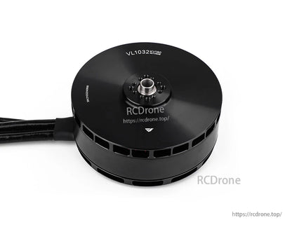 T-Motor VL1032 KV180 brushless motor with black enclosed housing, side ventilation slots, and central mount hub