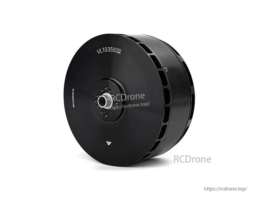 T-Motor VL1035 KV150 brushless drone motor with black vented housing and central mounting hub