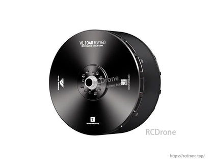 T-Motor VL1040 KV150 brushless drone motor, black housing with front mounting plate and central shaft opening