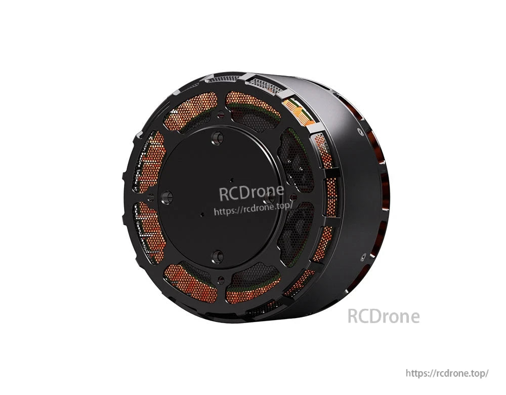 T-Motor large brushless outrunner motor with vented black housing and visible copper windings