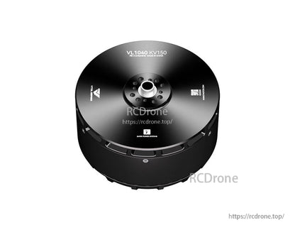 T-Motor VL1040 KV150 brushless drone motor, black housing with top-mounted hub and ventilation slots