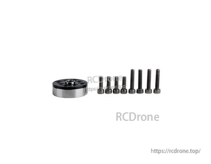 T-Motor round metal mounting adapter with a set of hex socket screws for motor installation