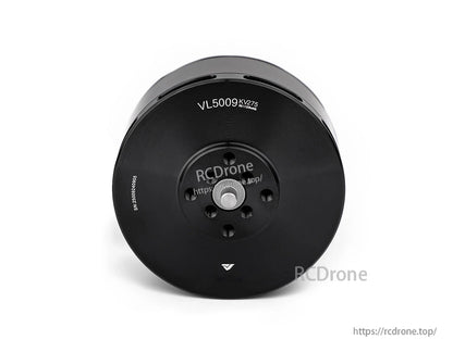T-Motor VL5009 KV275 brushless motor top view with central shaft and multi-hole mounting pattern