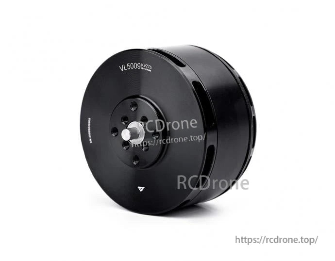 T-Motor VL5009 KV275 black brushless drone motor with front mounting holes and central shaft