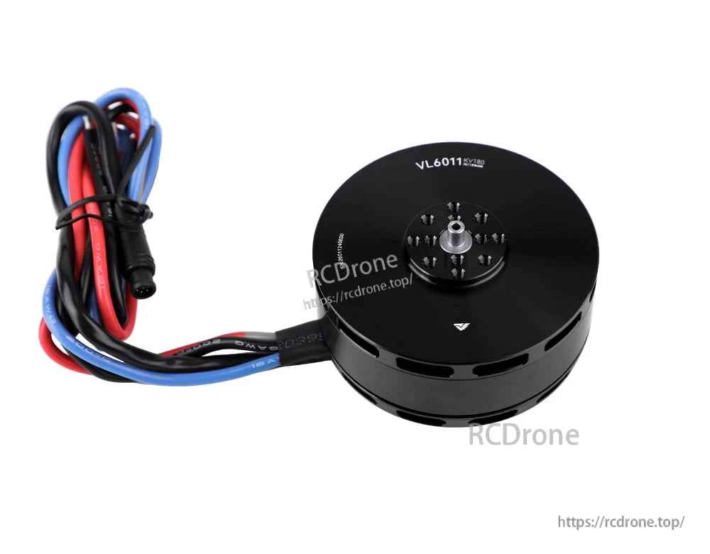 T-Motor VL6011 KV180 brushless drone motor with red, blue, and black wires and connector