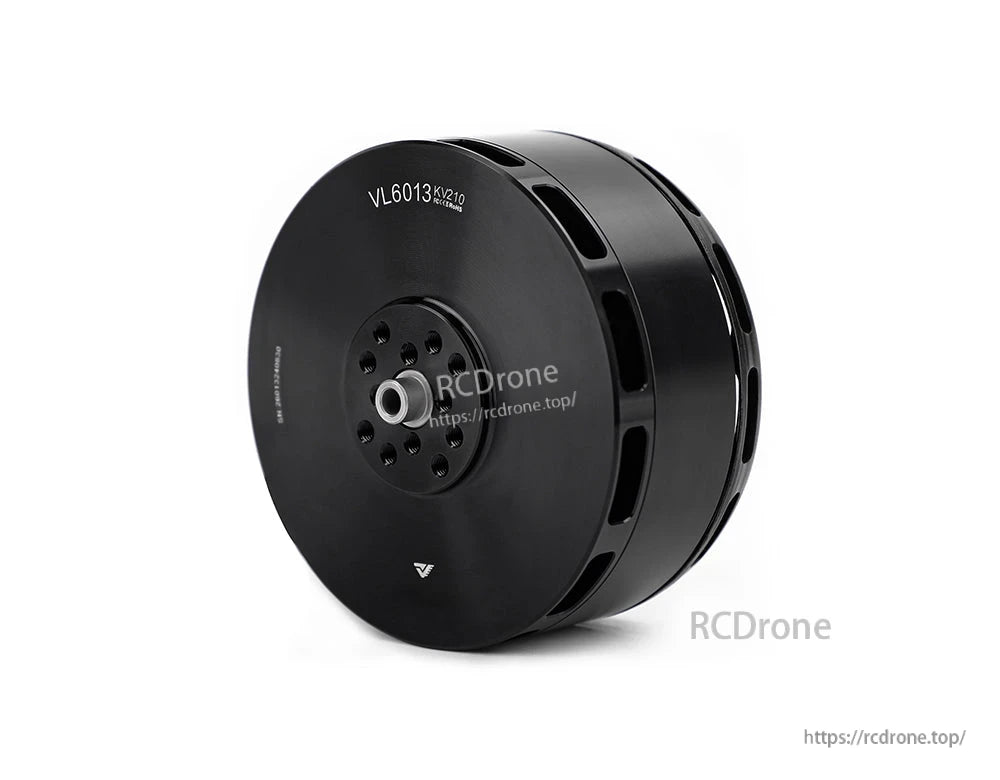 T-Motor VL6013 KV210 brushless drone motor in black with front mounting holes and central shaft