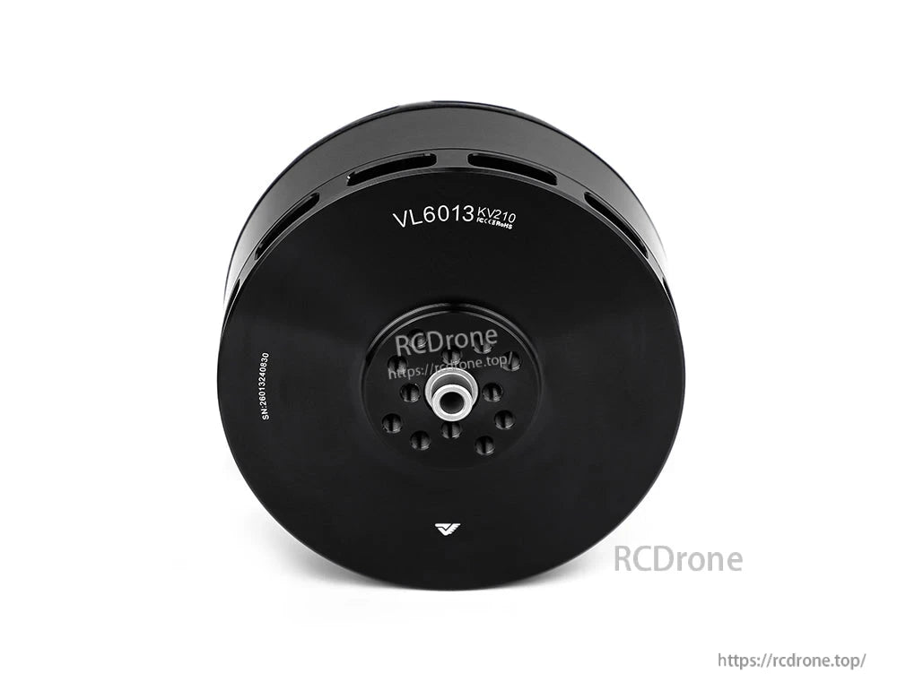 T-Motor VL6013 KV210 black brushless drone motor with central shaft and ventilated housing