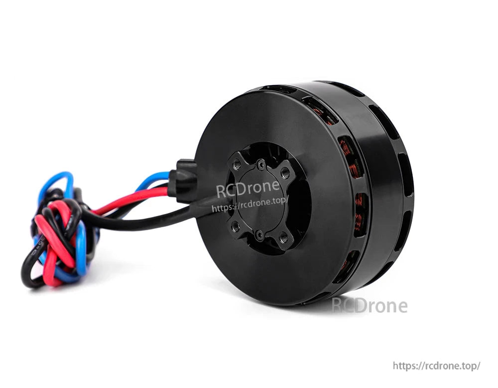 T-Motor VL7015 KV190 UAV brushless motor with black round housing and three-phase power wires