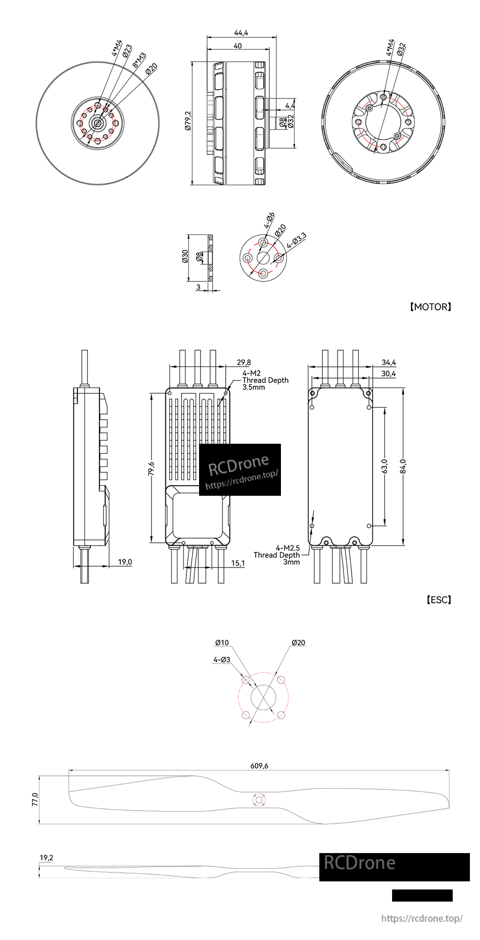 VL7015 V80A P24 technical drawing