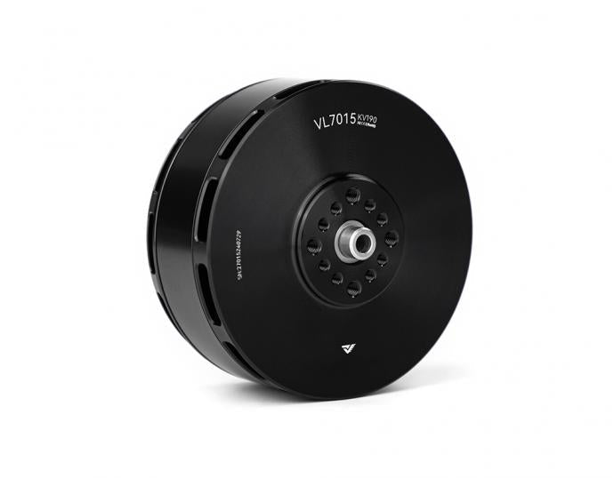 T-Motor VL7015 KV190 black UAV brushless motor with central shaft and mounting hole pattern