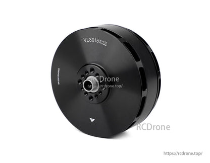 T-Motor VL8015 KV170 black brushless drone motor with vented housing and multi-hole mounting hub
