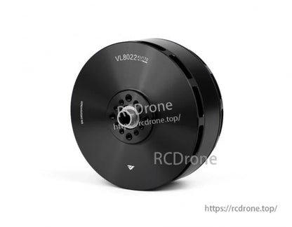 T-Motor VL8022 KV170 black brushless drone motor with circular housing and central mounting hub