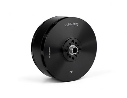 T-Motor VL8022 KV70 black brushless motor with central mounting hub and vented side housing
