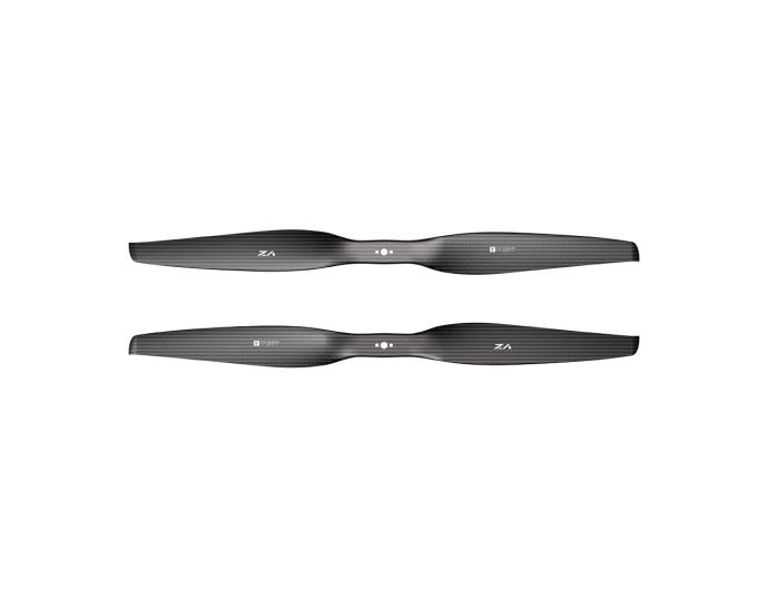 T-Motor VZ18x7 18in PMI Carbon VTOL Propeller, Pair of T-Motor VZ18x7 18-inch carbon fiber VTOL propeller blades with center mounting holes