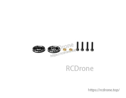 T-Motor VZ20x8.2 20in VTOL Propeller, Propeller mounting hardware set with two black hub plates, brass insert, and four screws for T-Motor VZ20x8.2