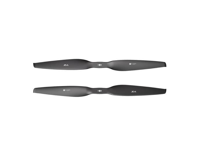 T-Motor VZ20x8.2 20in VTOL Propeller, Pair of T-Motor VZ20x8.2 20-inch VTOL propeller blades in black carbon fiber with center mounting holes