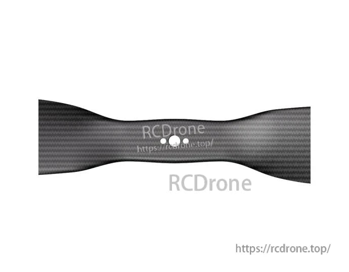 T-Motor VZ20x8.2 20in VTOL Propeller, T-Motor VZ20x8.2 20-inch VTOL carbon fiber propeller with two-hole mounting hub and matte weave finish