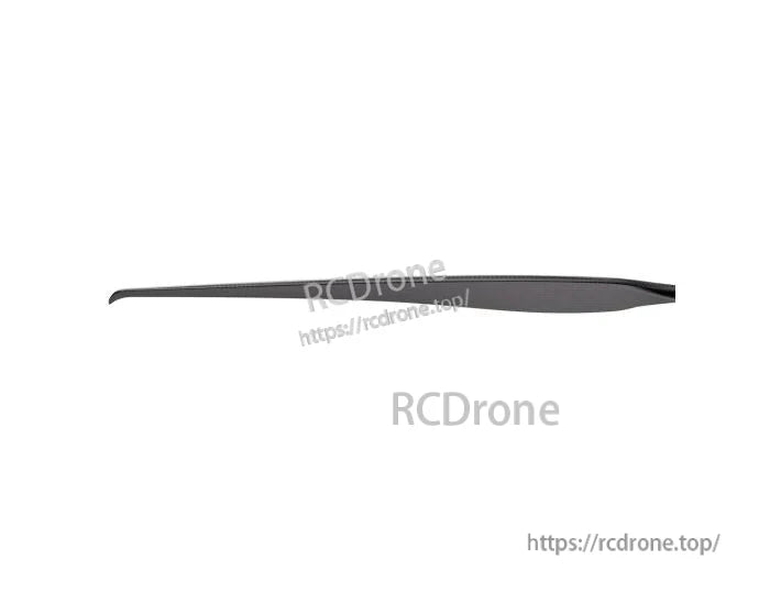 Side profile of T-Motor VZ27x11 27x11 matte carbon fiber propeller blade for VTOL fixed-wing UAVs