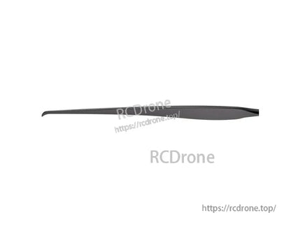 Side profile of T-Motor VZ27x11 27x11 matte carbon fiber propeller blade for VTOL fixed-wing UAVs