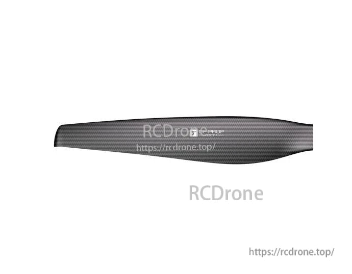 T-Motor VZ27x11 matte carbon fiber 27x11 propeller with wide swept blade profile for UAVs