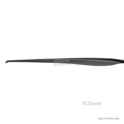 T-Motor VZ28x10.8 28in VTOL Propeller, Side view of a black T-Motor VZ28x10.8 28-inch VTOL propeller blade with slim aerodynamic profile