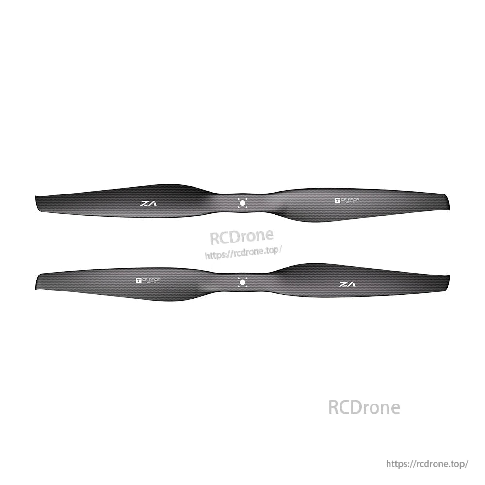 T-Motor VZ29x11 29x11in matte carbon fiber VTOL propeller with flange-mount hub and bolt holes