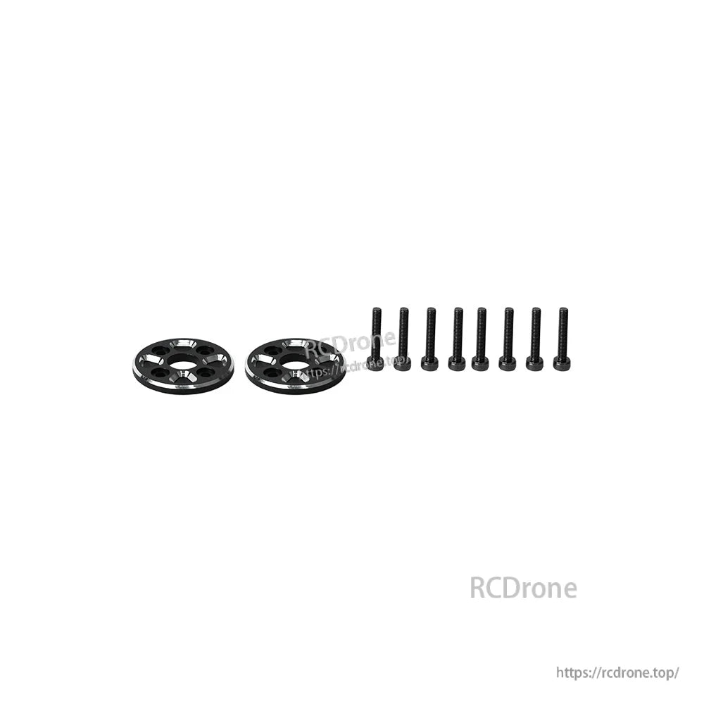 Flange mount hub plates and eight screws for T-Motor VZ29x11 29x11in VTOL carbon fiber propeller